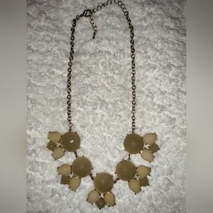 Elegant Gold and Cream Bubble Necklace